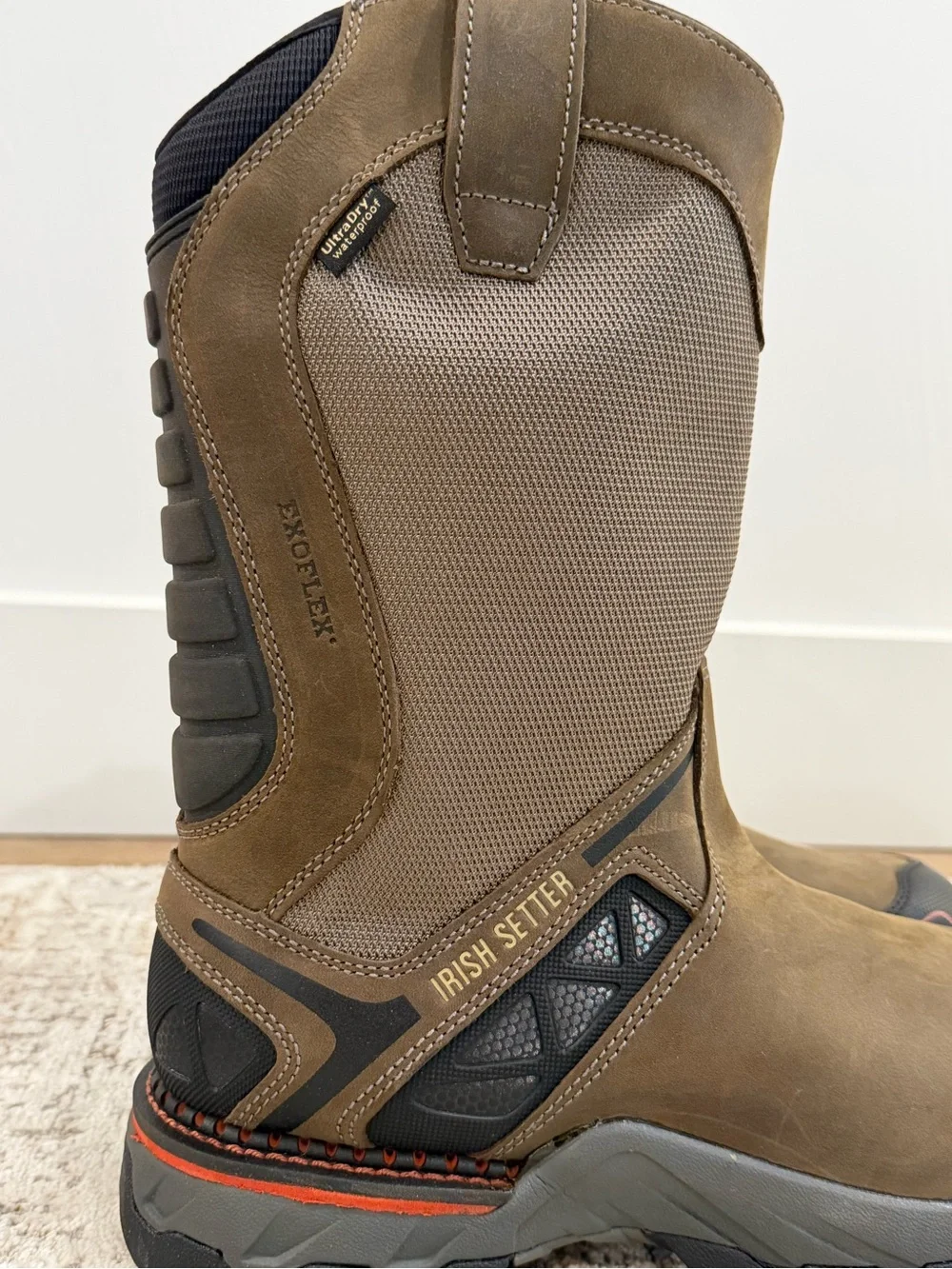 Irish Setter Crosby 83936 Men's 10.5 E2 Work Boots EH SD Safety Standards